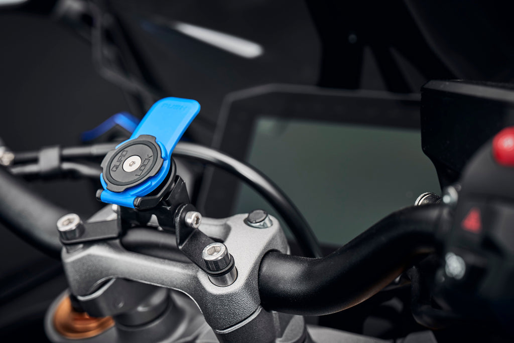 Evotech Quad Lock Compatible Handlebar Clamp Mount - Suzuki GSX-S1000GX+ (Plus) (2024+)