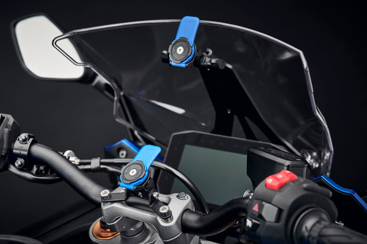 Evotech Quad Lock Compatible Handlebar Clamp Mount - Suzuki GSX-S1000GT (2022+)