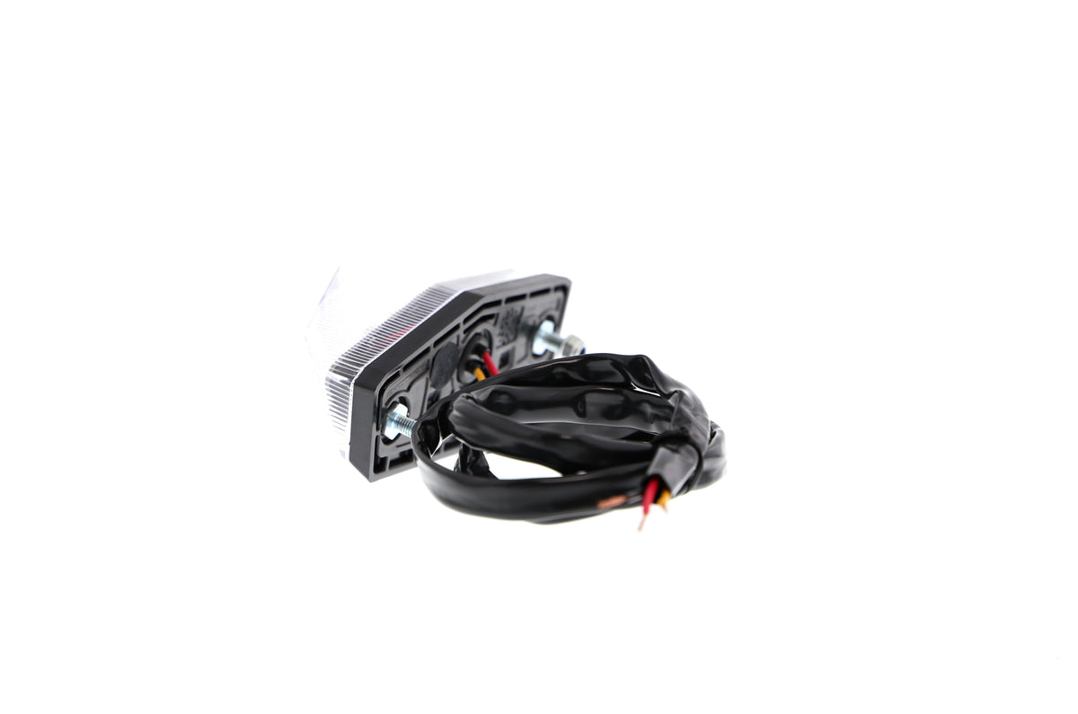 Evotech Combination Rear Light / Number Plate Light (Clear)