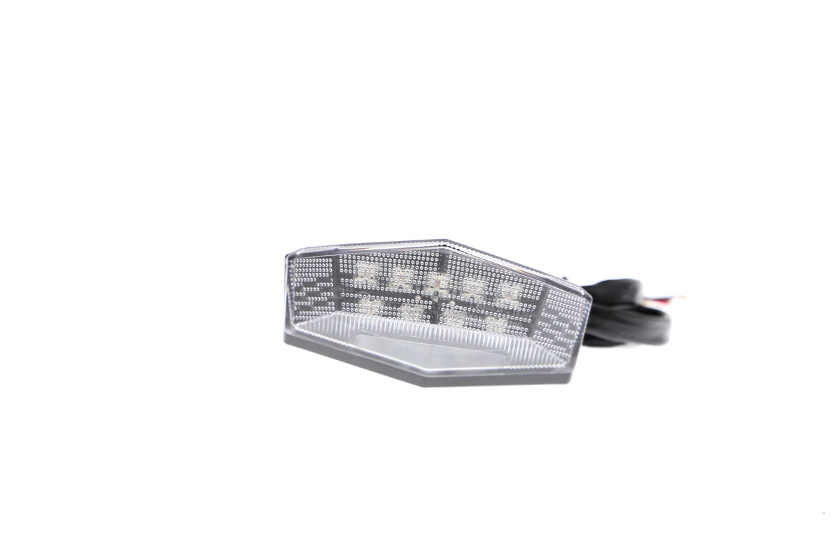 Evotech Combination Rear Light / Number Plate Light (Clear)