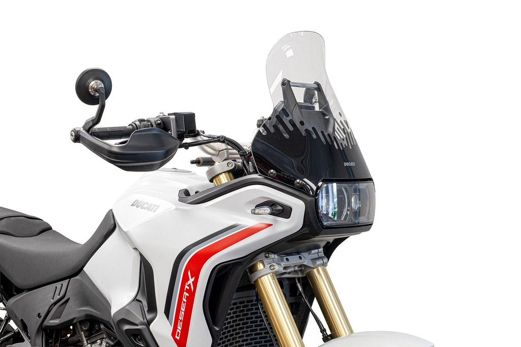 Evotech Handguard Bar End Mirrors (Retro) - Ducati DesertX V2 (2026+)