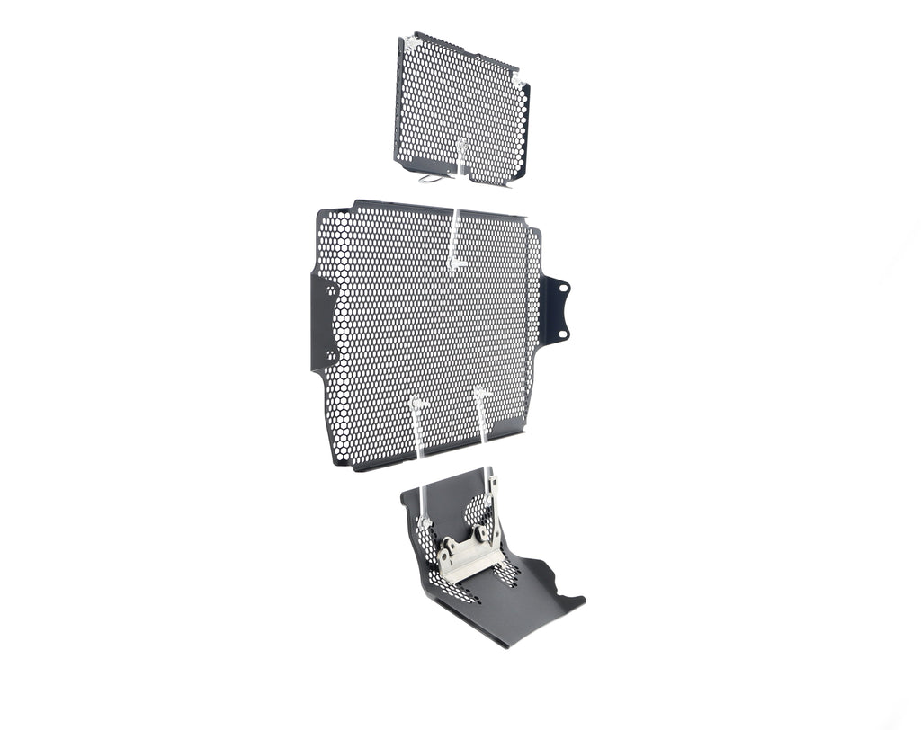 Evotech Ducati Multistrada 1260 Enduro Radiator + Oil Guard + Engine Guard Set (2019 - 2021)