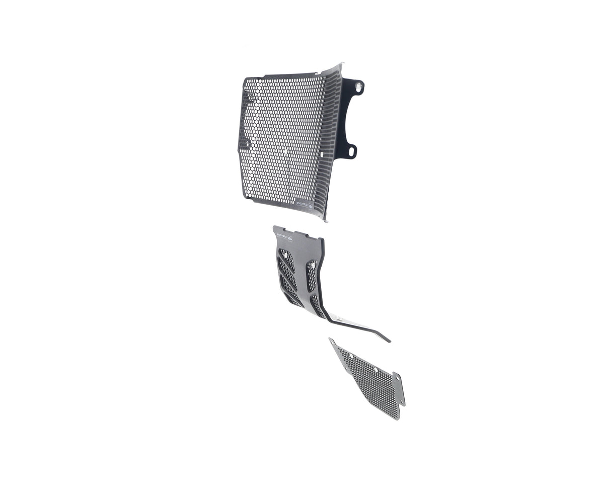 Evotech Ducati Monster 1200 S Radiator Oil Cooler and Engine Guard set (2017 - 2021)
