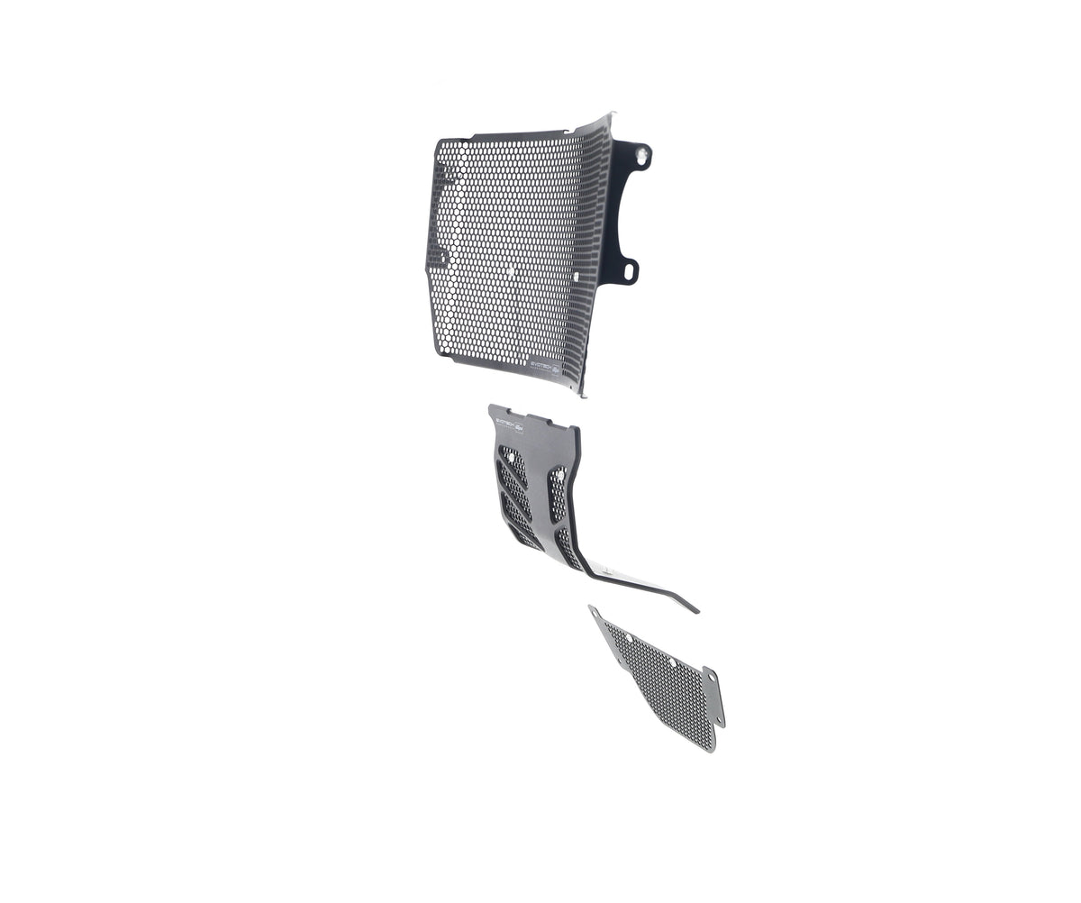 Evotech Ducati Monster 1200 Radiator Oil Cooler and Engine Guard set (2017 - 2021)