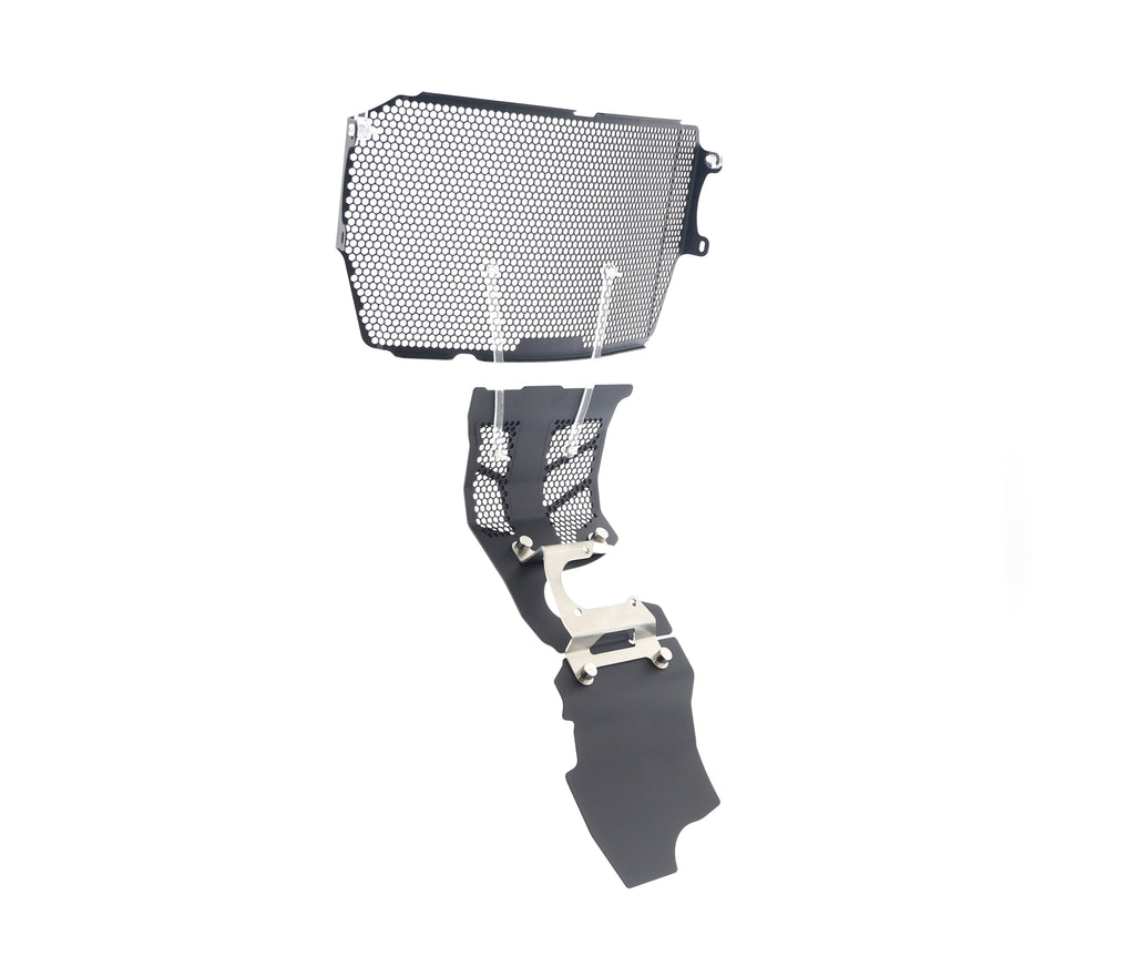 Evotech Ducati Monster 821 Stripe Radiator and Engine Guard set 2016 - 2017