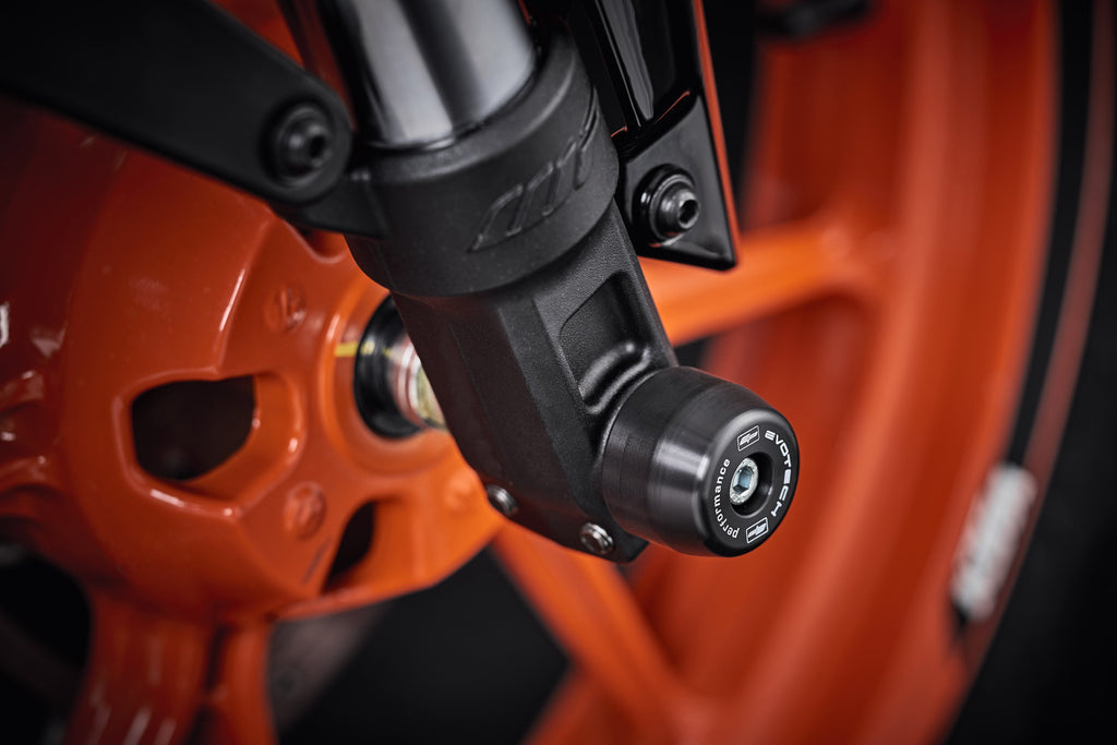 Evotech Front Spindle Bobbins - KTM 125 Duke (2011-2016)