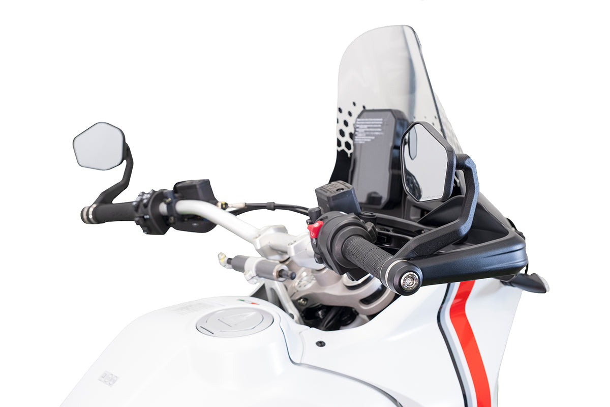 Evotech Handguard Bar End Mirrors (Sport) - Ducati DesertX Rally (2024 - 2025)