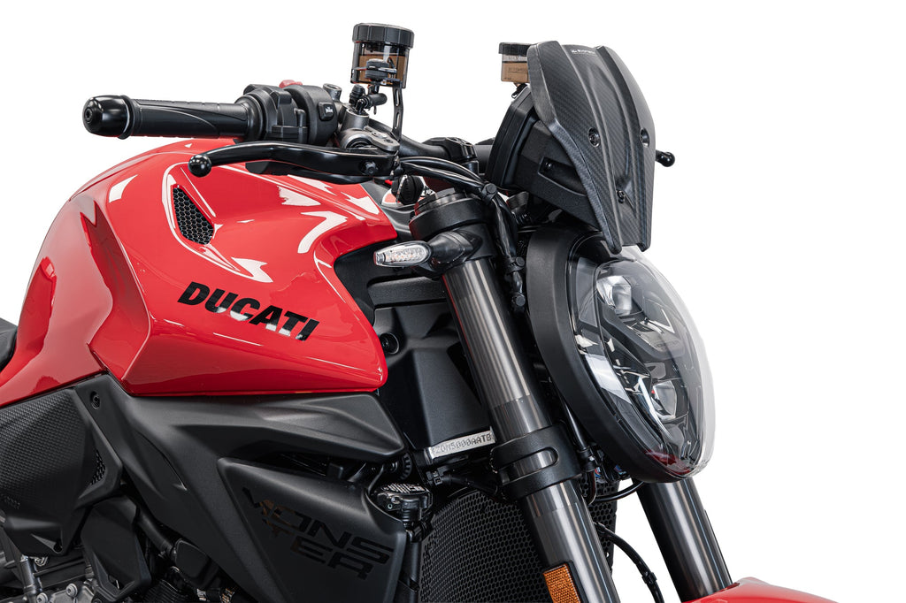 Evotech Fly Screen - Ducati Monster V2+ (Plus) (2026+) (Carbon Fibre)