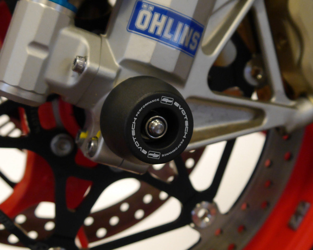 Evotech Front Spindle Bobbins - Aprilia RSV4 (2009-2014)