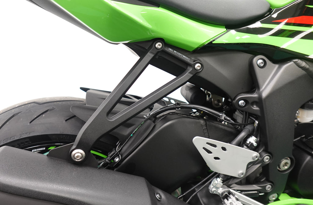 Evotech Exhaust Hanger & Pillion Footpeg Removal Kit - Kawasaki Ninja ZX-4RR (2023+)