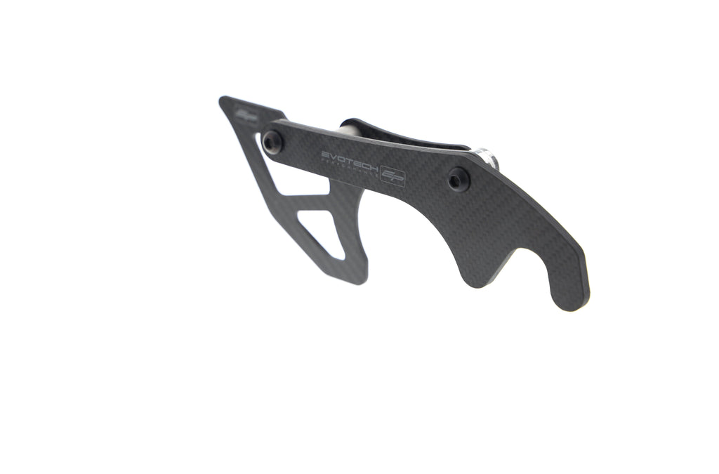 Evotech Carbon Fibre Toe Guard / GP Style Paddock Stand Plates - Yamaha YZF-R6 (2017+)