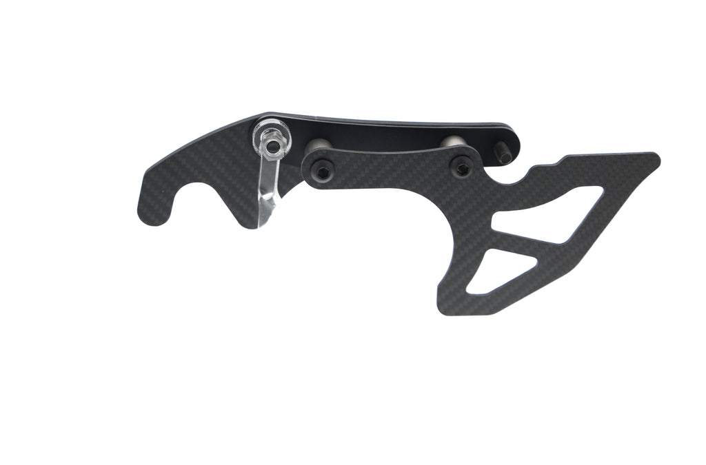 Evotech Carbon Fibre Toe Guard / GP Style Paddock Stand Plates - Yamaha YZF-R7 (2022 - 2025)
