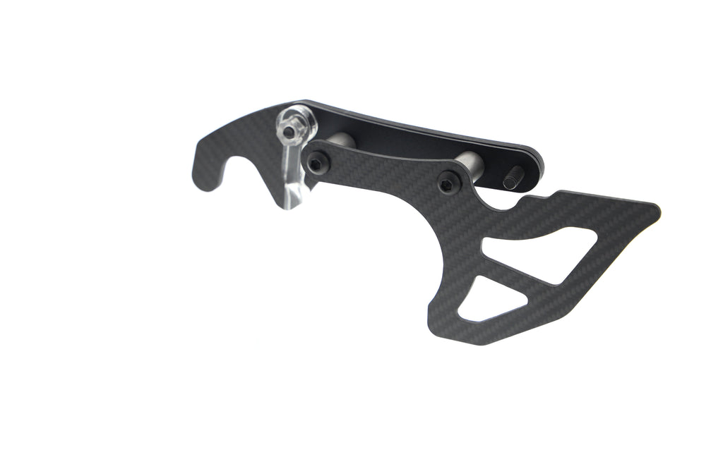 Evotech Carbon Fibre Toe Guard / GP Style Paddock Stand Plates - Yamaha YZF-R7 (2022 - 2025)