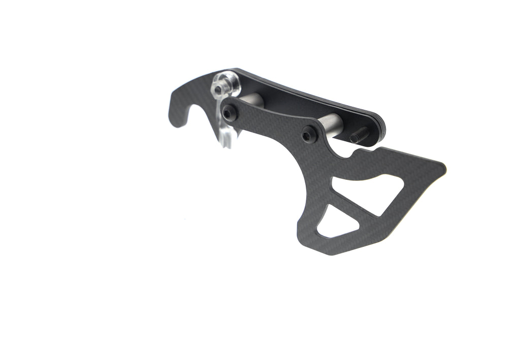 Evotech Carbon Fibre Toe Guard / GP Style Paddock Stand Plates - Yamaha YZF-R6 (2017+)