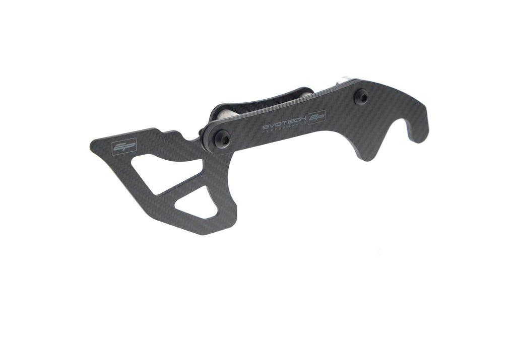 Evotech Carbon Fibre Toe Guard / GP Style Paddock Stand Plates - Yamaha YZF-R7 (2022 - 2025)