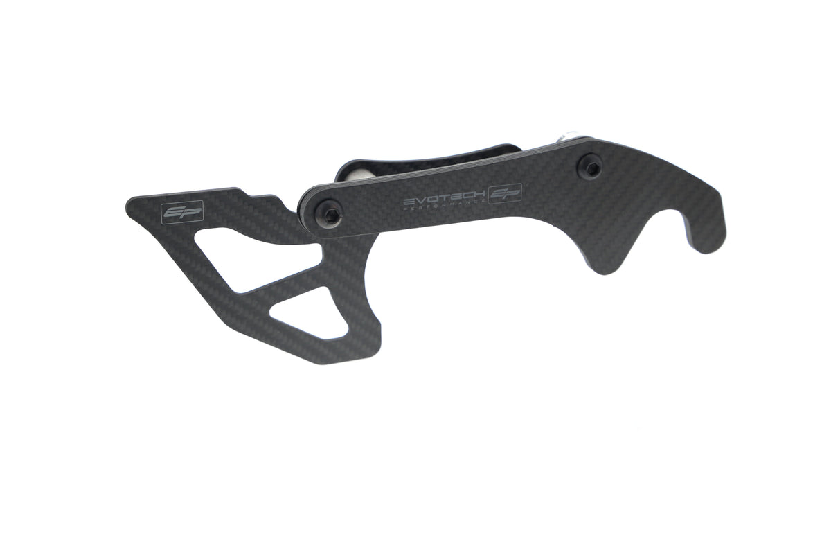Evotech Carbon Fibre Toe Guard / GP Style Paddock Stand Plates - Yamaha YZF-R7 (2022 - 2025)