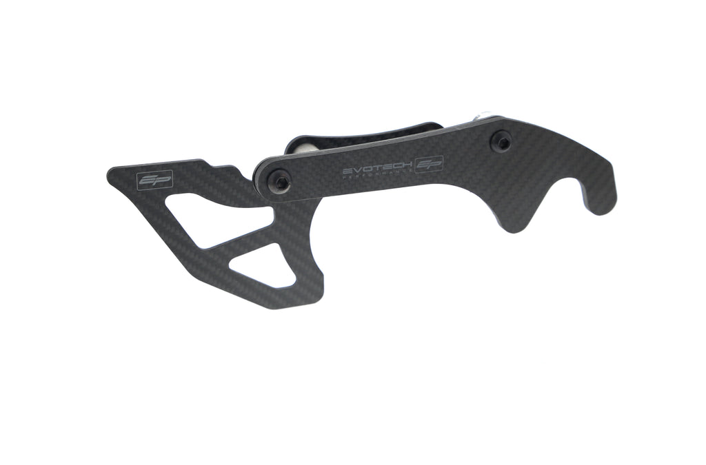 Evotech Carbon Fibre Toe Guard / GP Style Paddock Stand Plates - Yamaha YZF-R6 (2017+)
