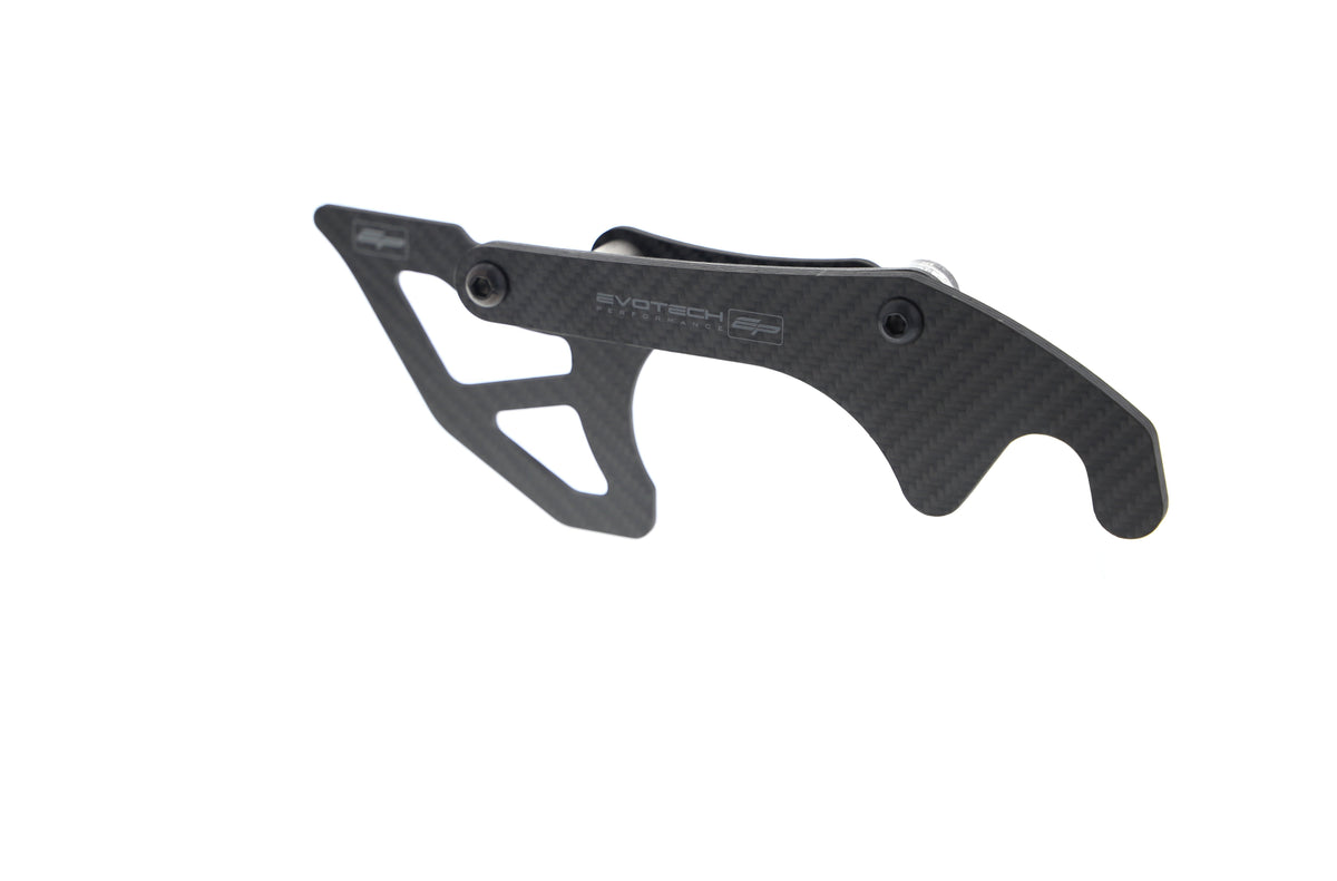 Evotech Carbon Fibre Toe Guard / GP Style Paddock Stand Plates - Yamaha YZF-R7 (2022 - 2025)