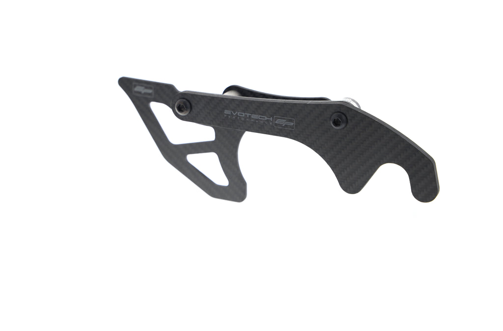 Evotech Carbon Fibre Toe Guard / GP Style Paddock Stand Plates - Yamaha YZF-R6 (2017+)