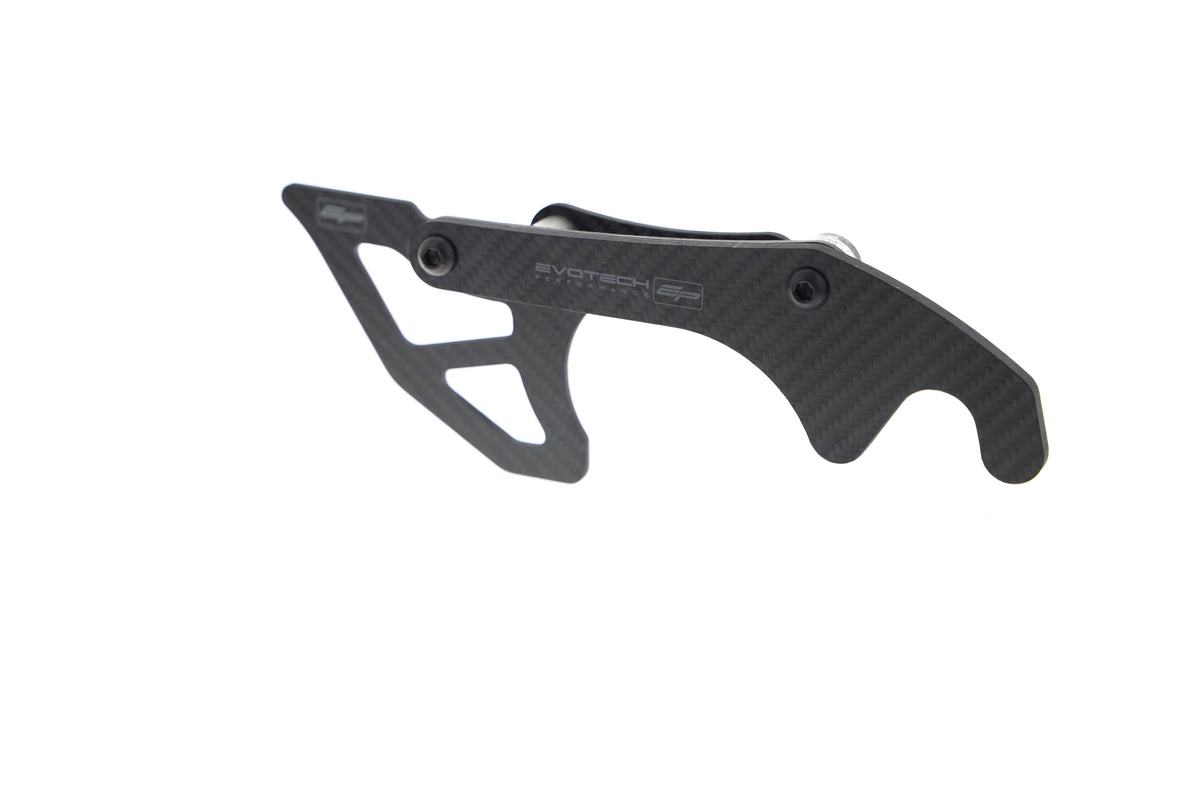 Evotech Carbon Fibre Toe Guard / GP Style Paddock Stand Plates - Yamaha YZF-R6 (2017+)