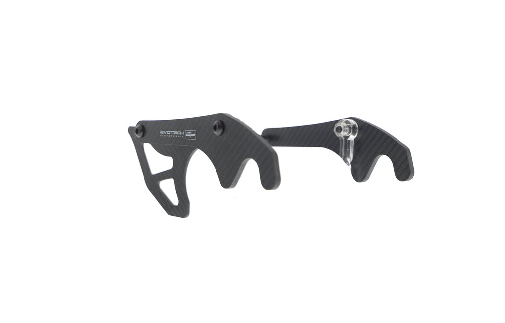 Evotech Carbon Fibre Toe Guard / GP Style Paddock Stand Plates - Yamaha YZF-R1M (2015 - 2019)