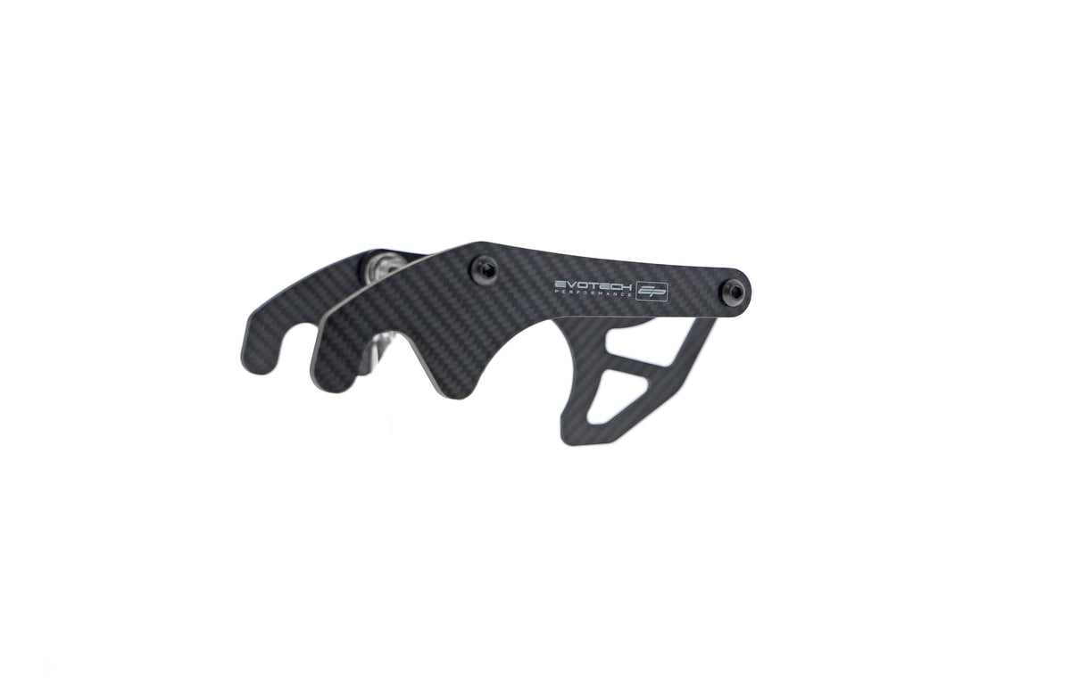 Evotech Carbon Fibre Toe Guard / GP Style Paddock Stand Plates - Yamaha YZF-R1M (2015 - 2019)