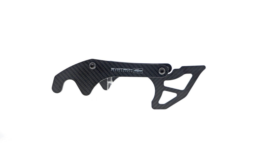 Evotech Carbon Fibre Toe Guard / GP Style Paddock Stand Plates - Yamaha YZF-R1 (2015 - 2019)