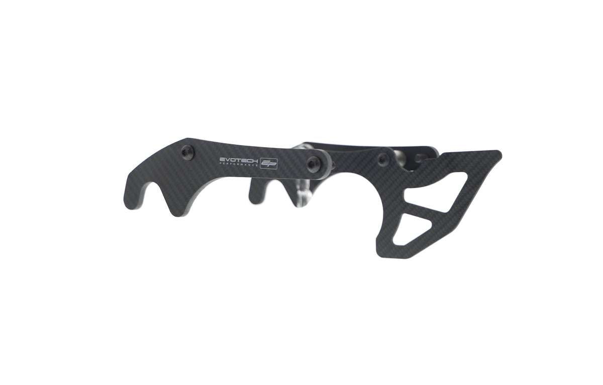 Evotech Carbon Fibre Toe Guard / GP Style Paddock Stand Plates - Yamaha MT-10 (2022+)