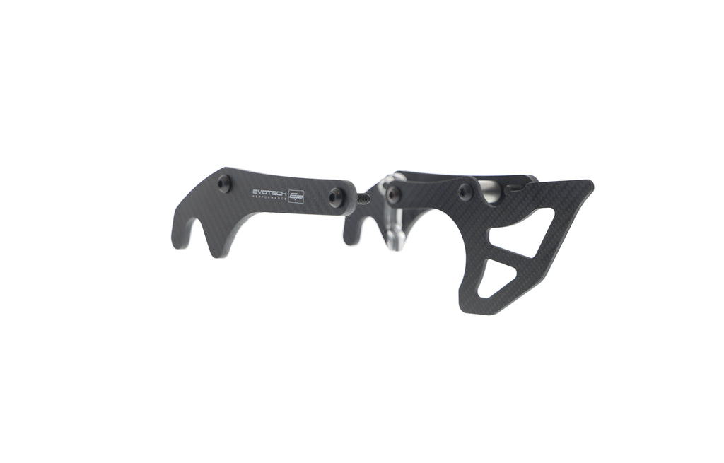 Evotech Carbon Fibre Toe Guard / GP Style Paddock Stand Plates - Yamaha YZF-R1 (2015 - 2019)