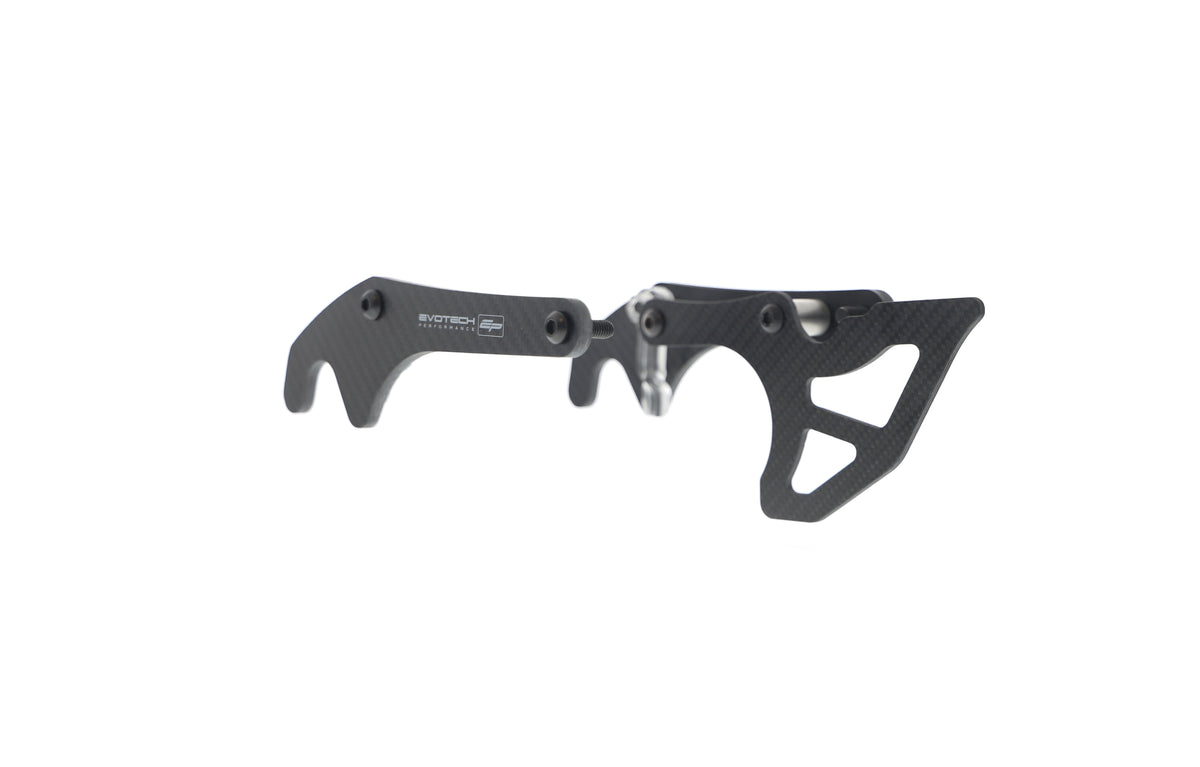 Evotech Carbon Fibre Toe Guard / GP Style Paddock Stand Plates - Yamaha MT-10 (2022+)