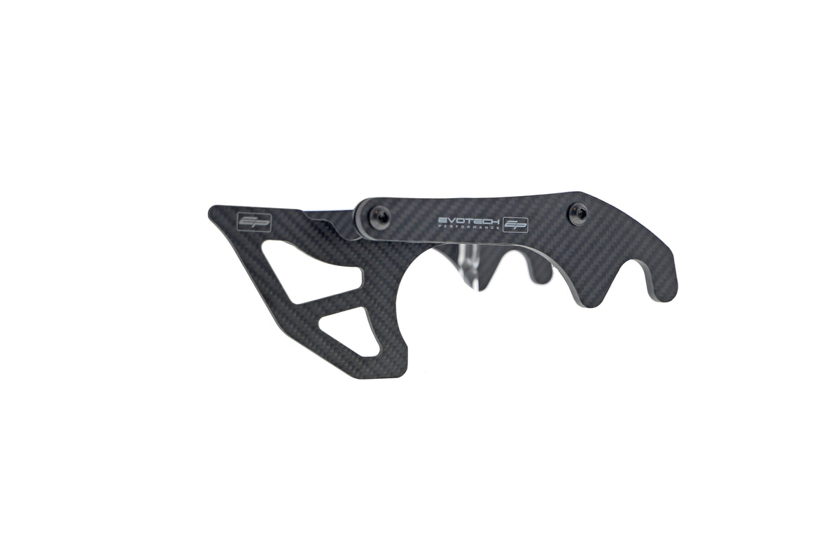 Evotech Carbon Fibre Toe Guard / GP Style Paddock Stand Plates - Yamaha YZF-R1M (2015 - 2019)