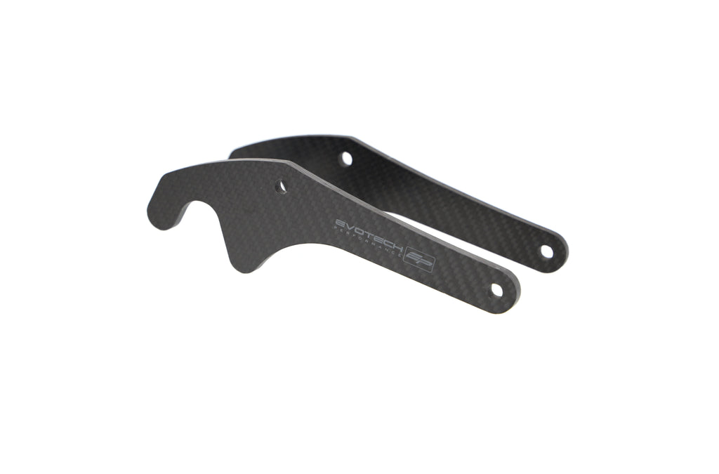 Evotech Carbon Fibre Paddock Stand Plates - Yamaha YZF-R6 (2017+)