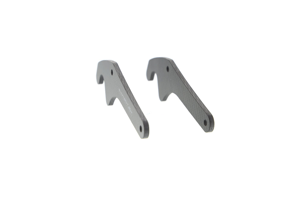Evotech Carbon Fibre Paddock Stand Plates - Yamaha YZF-R6 (2017+)