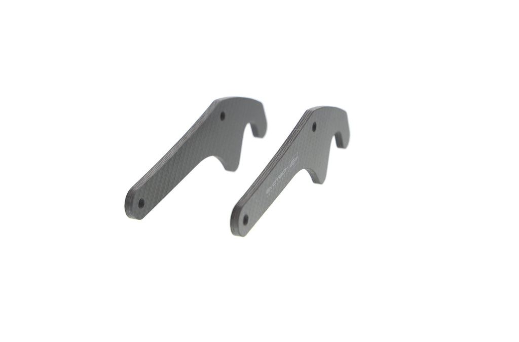 Evotech Carbon Fibre Paddock Stand Plates - Yamaha YZF-R9 (2025+)