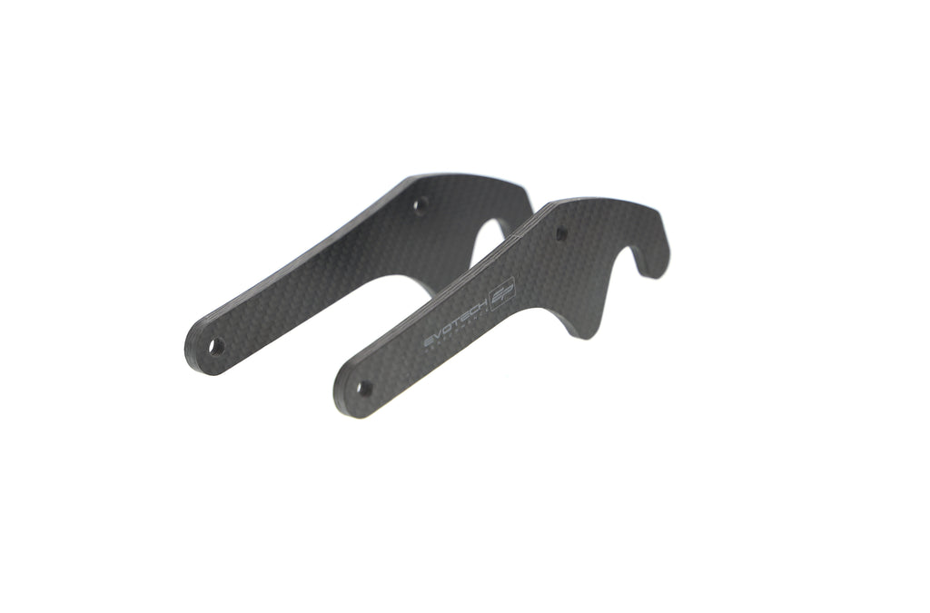 Evotech Carbon Fibre Paddock Stand Plates - Yamaha YZF-R7 (2026+)
