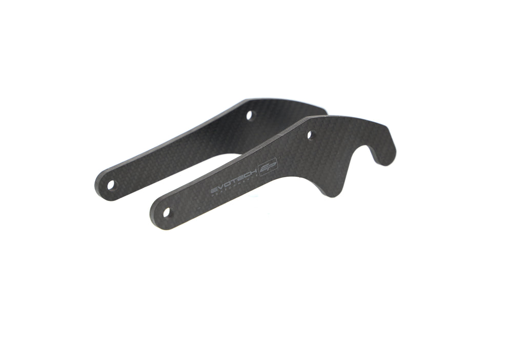 Evotech Carbon Fibre Paddock Stand Plates - Yamaha YZF-R6 (2017+)