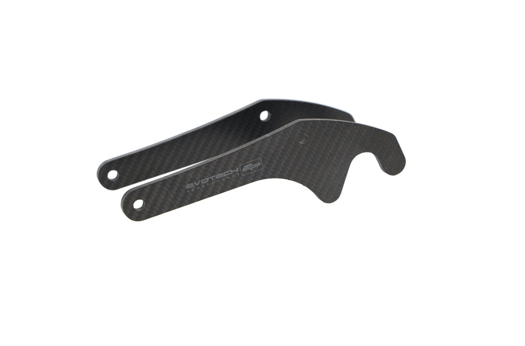 Evotech Carbon Fibre Paddock Stand Plates - Yamaha YZF-R6 (2017+)