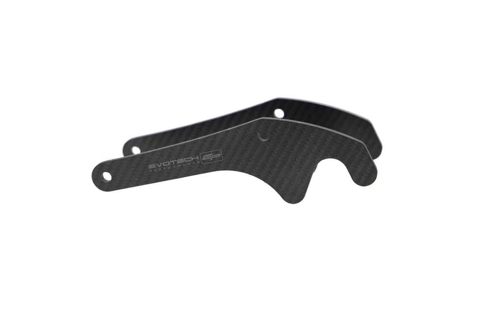 Evotech Carbon Fibre Paddock Stand Plates - Yamaha YZF-R6 (2017+)