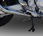 GPR exhaust Yamaha Xjr 1300 2007-2017, Satinox , Homologated legal slip-on exhaust including removable db killer and link pipe - GPR Exhausts