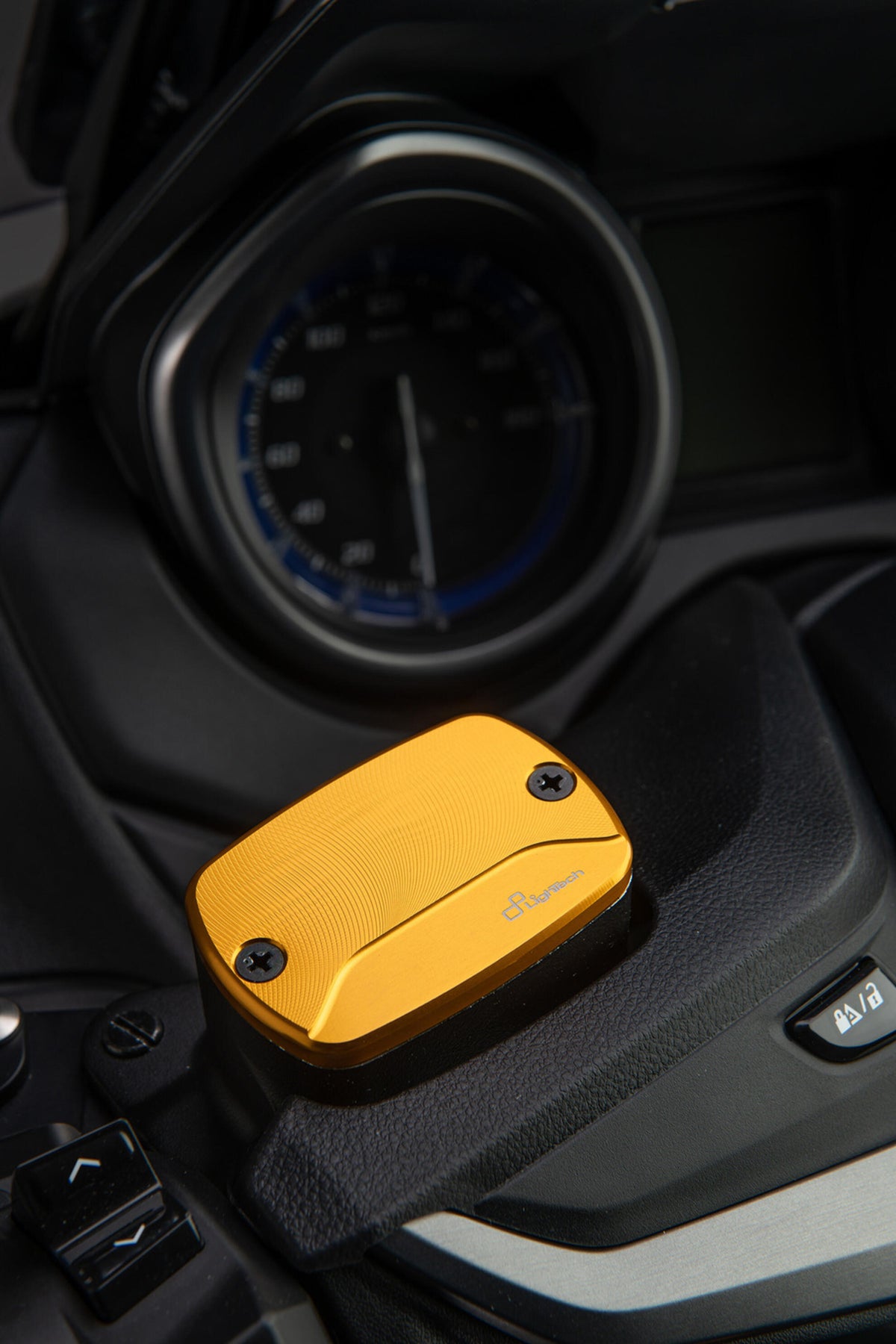 LighTech Clutch/Brake Pump Reservoir Cover for Yamaha Multiple Models