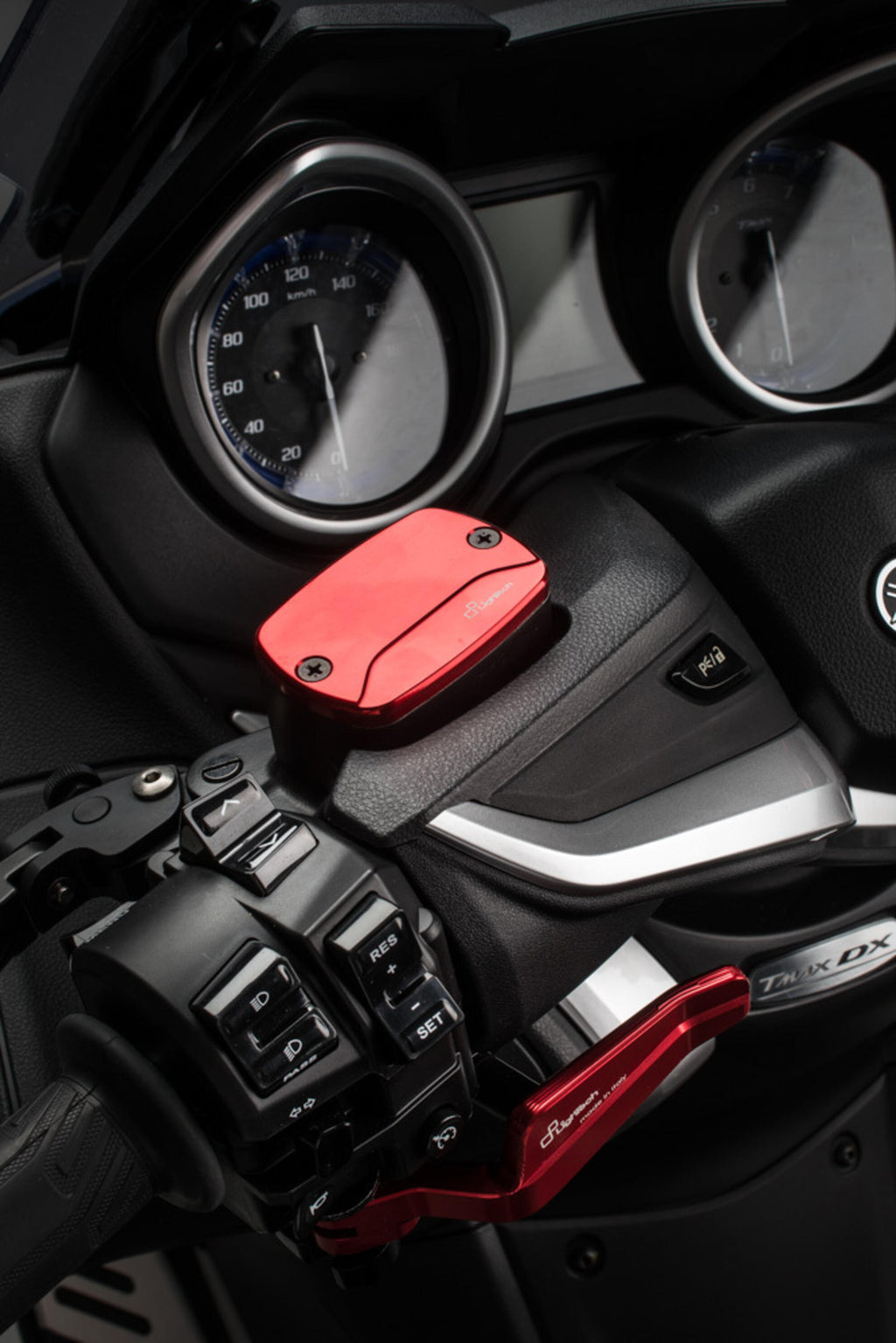 LighTech Clutch/Brake Pump Reservoir Cover for Yamaha Multiple Models