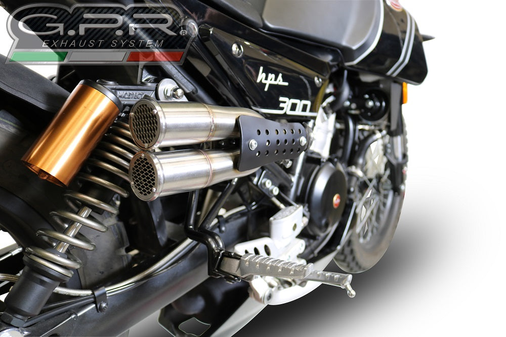 GPR exhaust F.B. Mondial Hps 300 Pagani 2021-2022, F205, Homologated legal slip-on exhaust including removable db killer and link pipe - GPR Exhausts