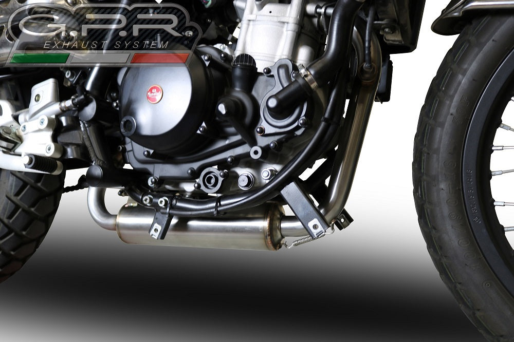 GPR exhaust F.B. Mondial Sport Classic 125 -Pagani 1948 2021-2023, Decat pipe - GPR Exhausts