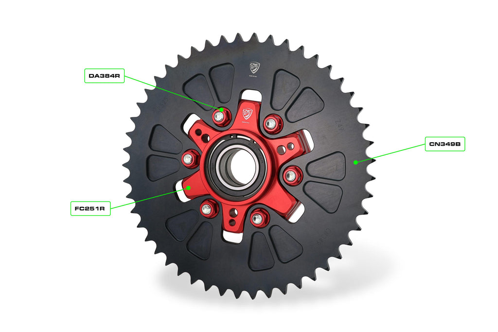 CNC Racing Ring Gear Ergal T49 P525 for Ducati Desert X - CNC Racing image 4