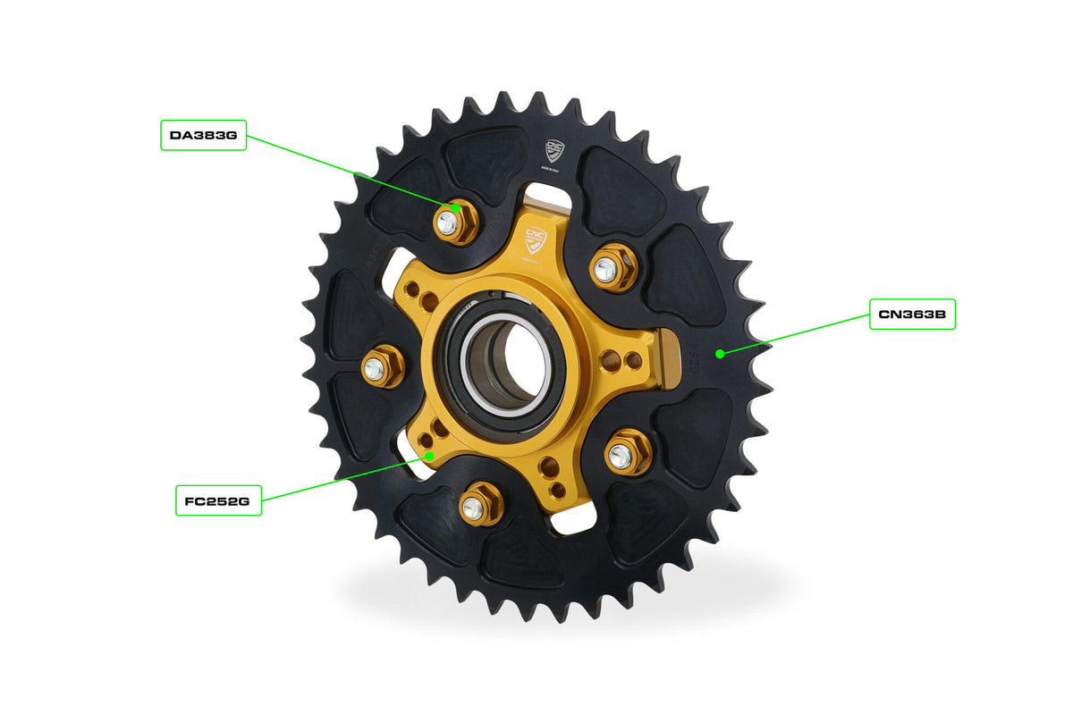 CNC Racing Ring Gear Ergal T46 P520 for Ducati - CNC Racing image 2