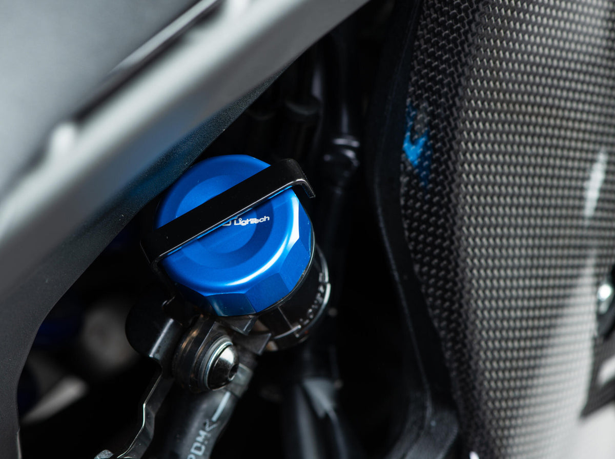 LighTech Clutch/Brake Pump Reservoir Cover for Aprilia / Honda / Kawasaki / Suzuki / Triumph / Yamaha Multiple Models
