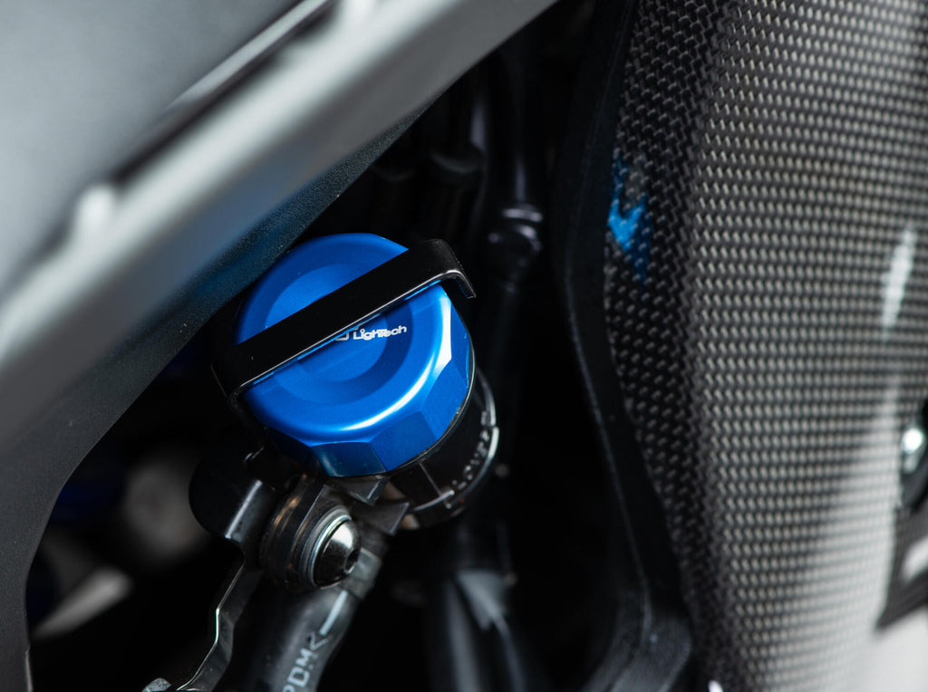 LighTech Clutch/Brake Pump Reservoir Cover for Aprilia / Honda / Kawasaki / Suzuki / Triumph / Yamaha Multiple Models