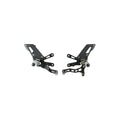 LighTech Adjustable Rear Sets With Fixed Foot Pegs, Reverse Shifting for Aprilia Multiple Models