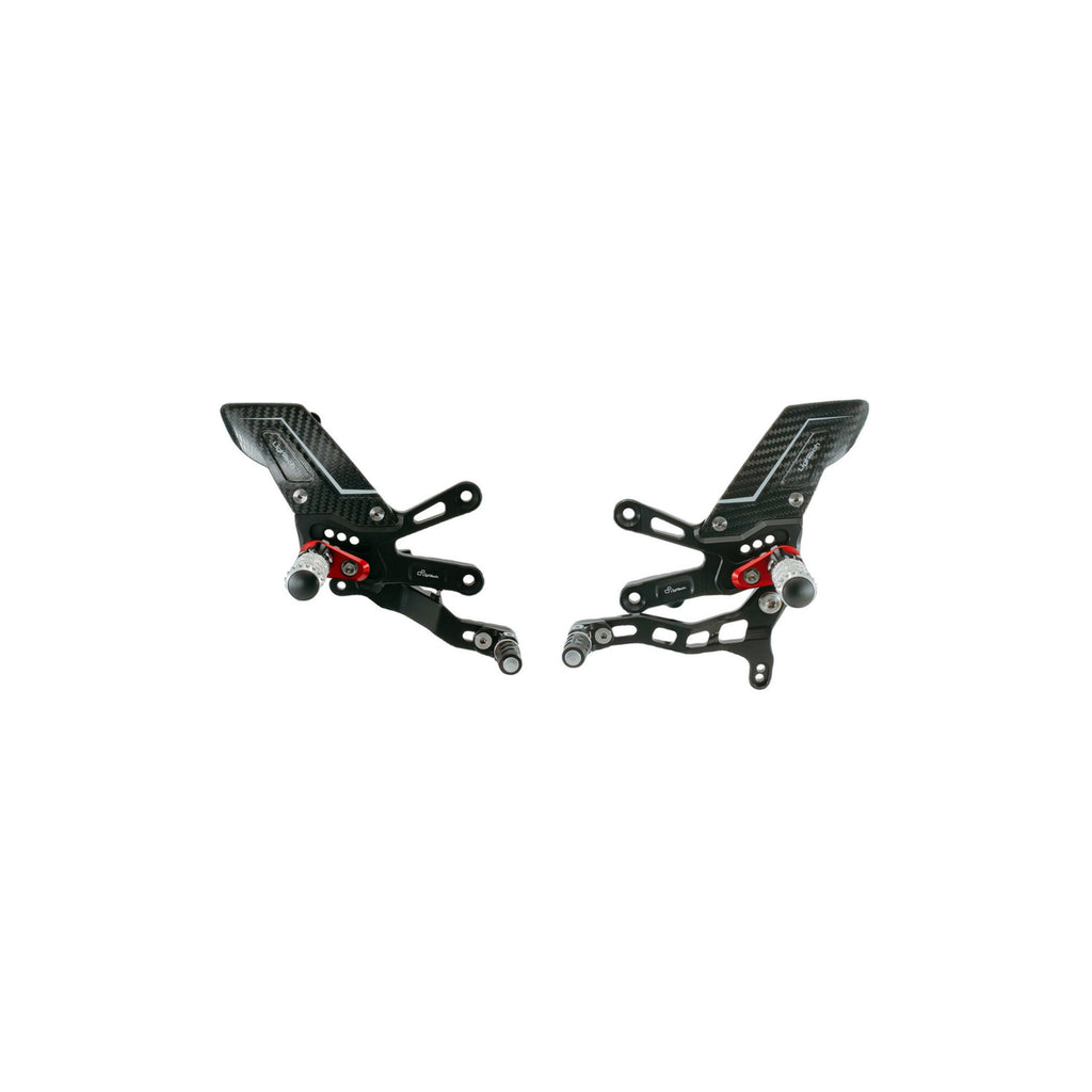 LighTech r Version Ajustable Rear Sets , Reverse Shifting for Aprilia Multiple Models
