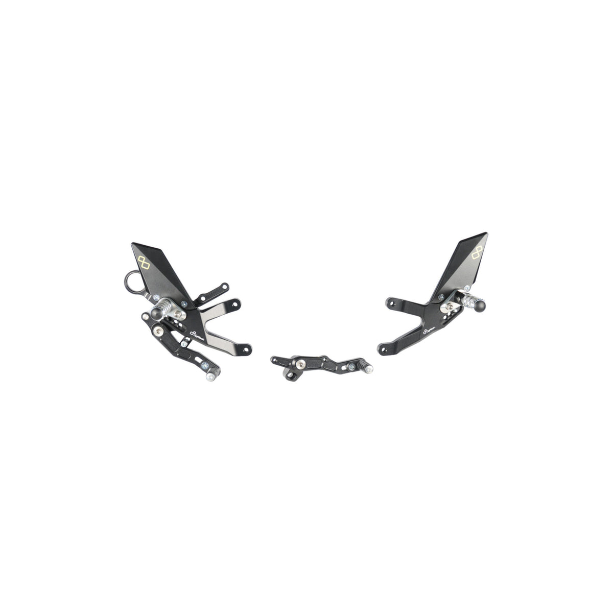 LighTech Adjustable Rear Sets With Fold Up Foot Pegs for BMW S 1000 R 2017–2020 / BMW S 1000 RR 2015–2018